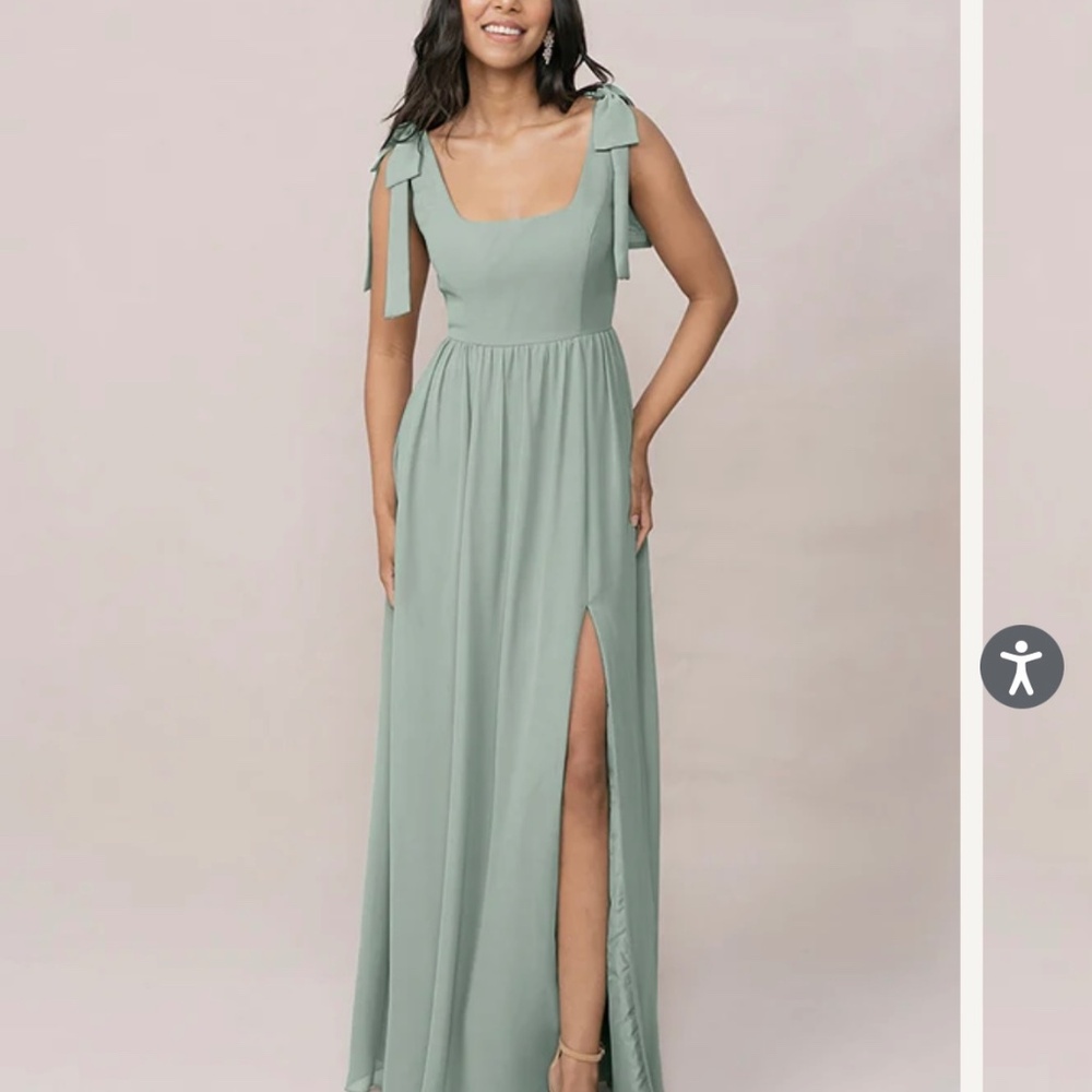 Revelry Bowie Bridesmaids Dress in Sage